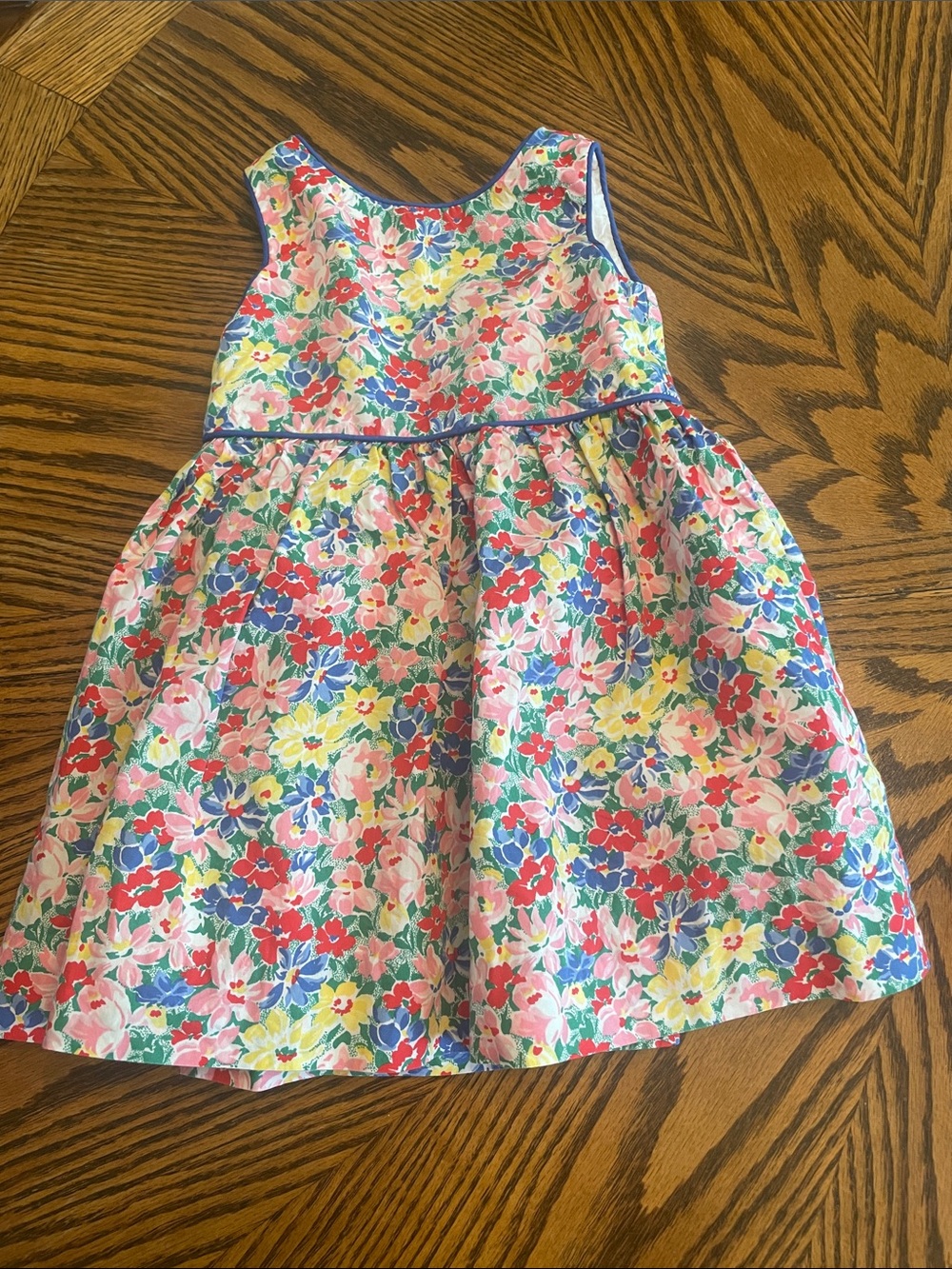Ralph Lauren Floral Cotton Baby Dress with Bloomers - Size 12 Months